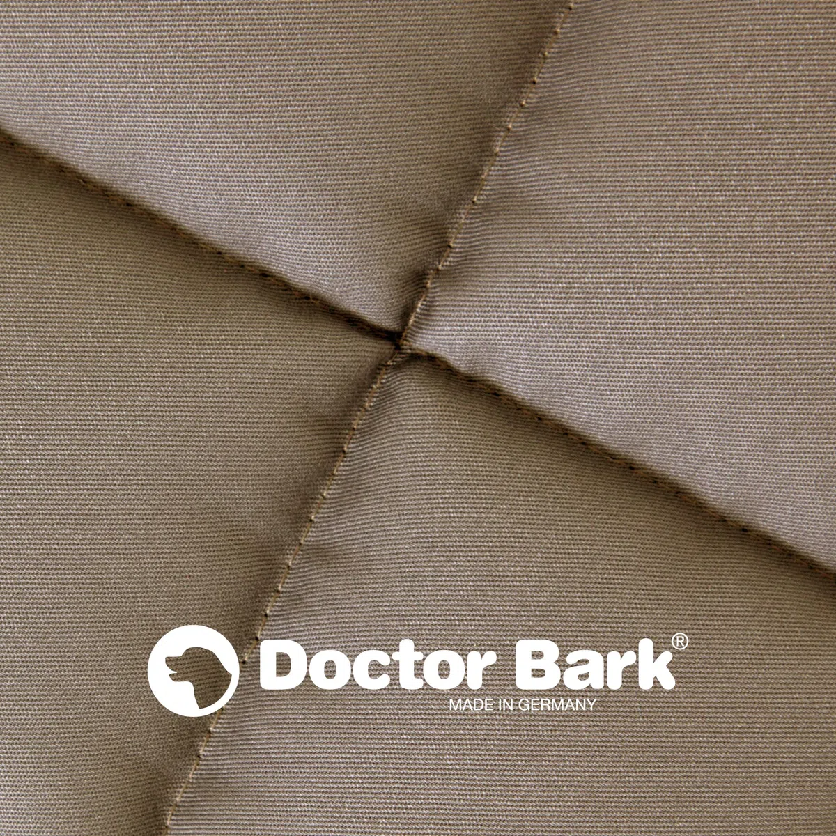 Doctor Bark, Manta para Perros, para Interior y Exterior, Lavable hasta 95 °C, S, 65 x 50 cm, Marrón