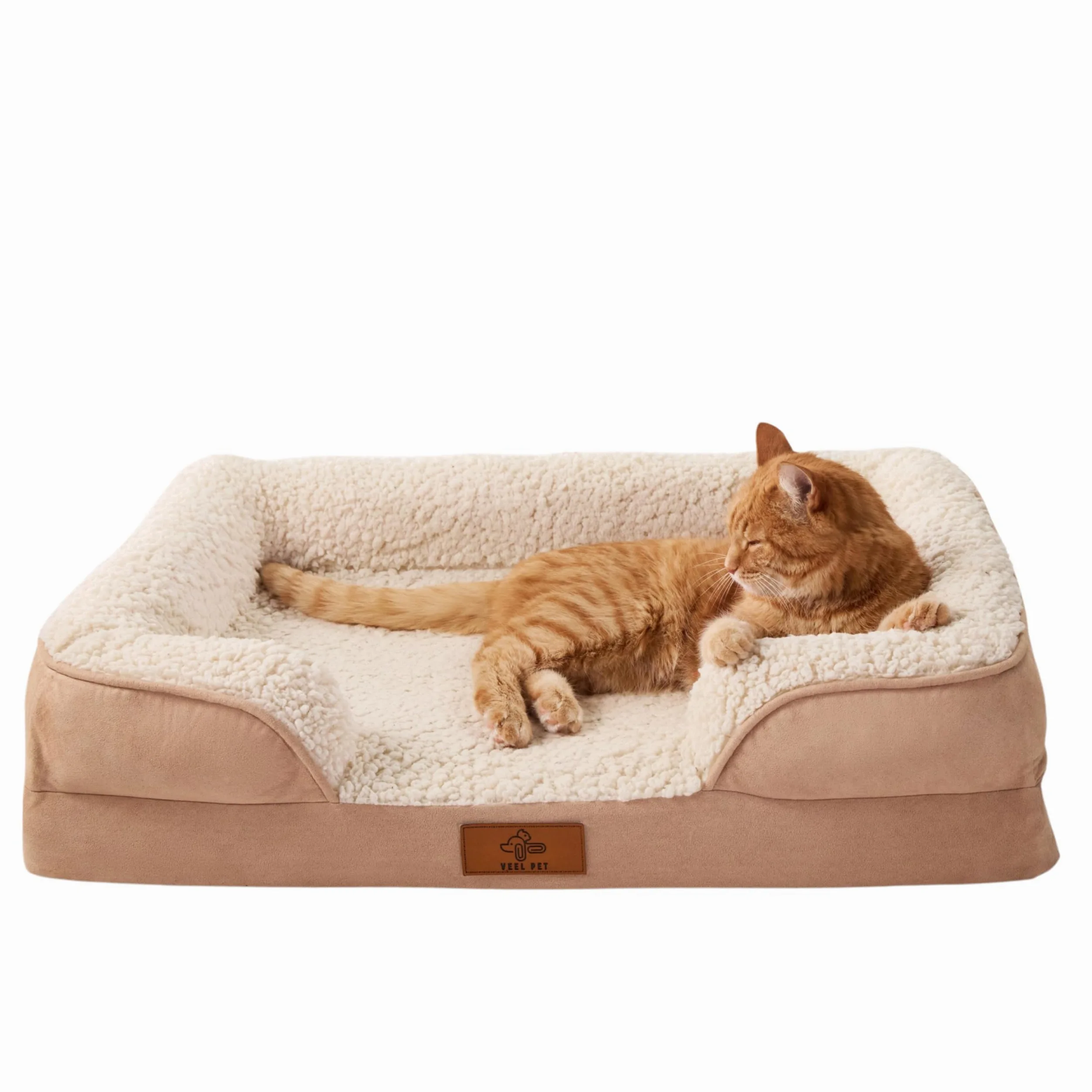 Cama para Gatos ortopédica con Funda Impermeable (Small)