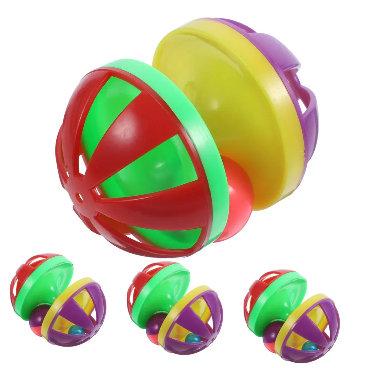 DOITOOL 12 Piezas De Juguetes Suministros para Mascotas Bumbells De Juguete para Gatos Pelotas para Gatos Pelotas De Juguete Pelotas para Gatos Juguetes para Gatos Pelota De Burla