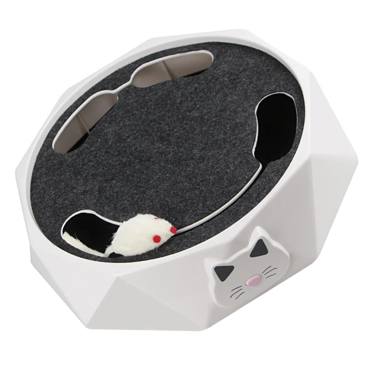 Ipetboom Juguete para Mascotas Juguetes para Gatitos Gato Juguete Giratorio Juguetes para Perros Cachorros ratón Juguete de burlas para Mascotas Gato Juguete Interactivo eléctrico