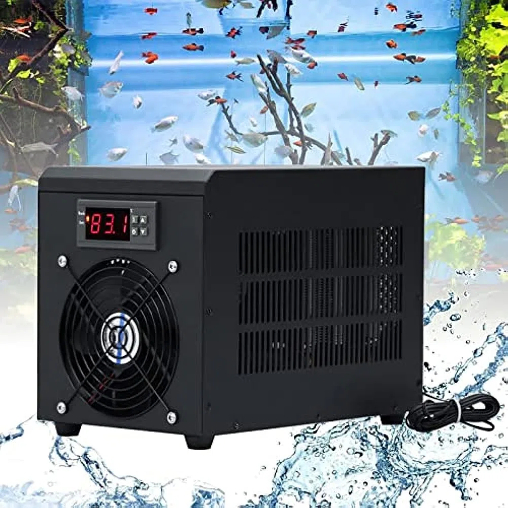 Calentador Enfriador de peceras, Puede Ajustar de 10 a 40 Grados Celsius, función automática de Temperatura Constante, para pequeños Sistemas hidropónicos o acuarios