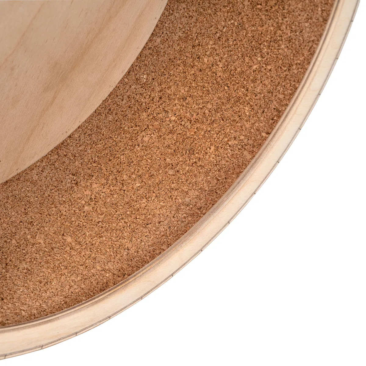 Rueda de madera silenciosa de 31 cm con banda de rodadura de corcho para hámsters, degus, jerbos y roedores pequeños, superficie de rodadura de 12,5 cm de ancho, rodamientos de bolas, construcción
