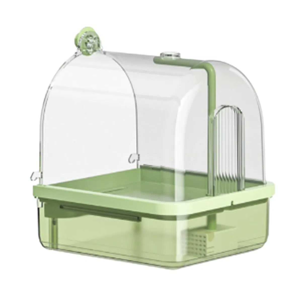 Bañera para Pájaros Que Se Coloca En Jaulas Ducha Automática Periquitos 2