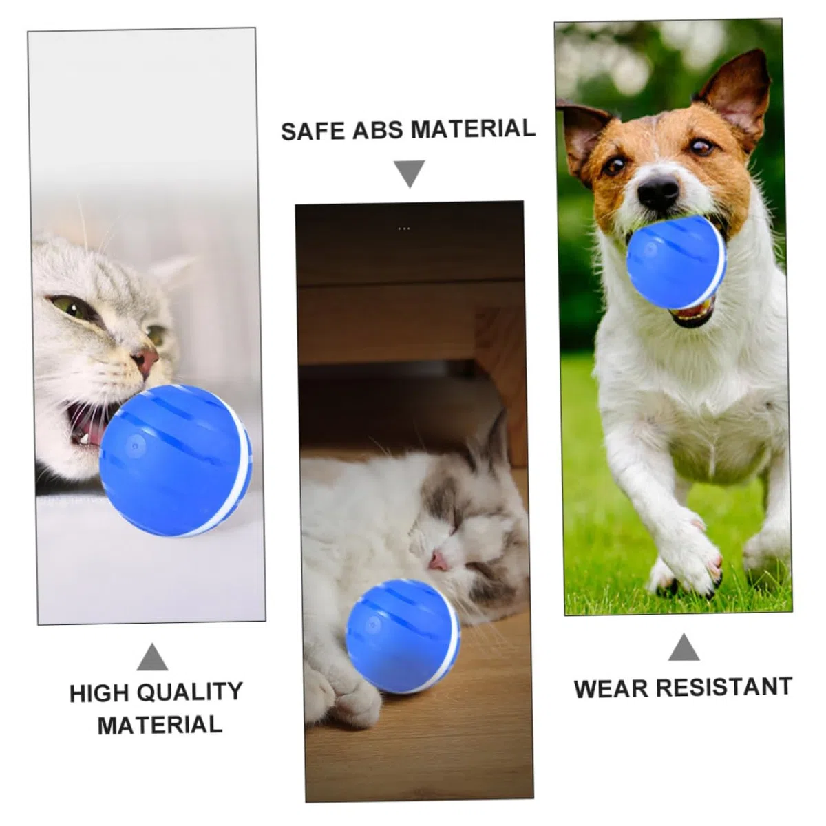 Toyvian Pelota De Juguete para Mascotas Pelota Rodante Interactiva Automática Juguete Inteligente para Gatos Balones Luminosas USB para Gatos