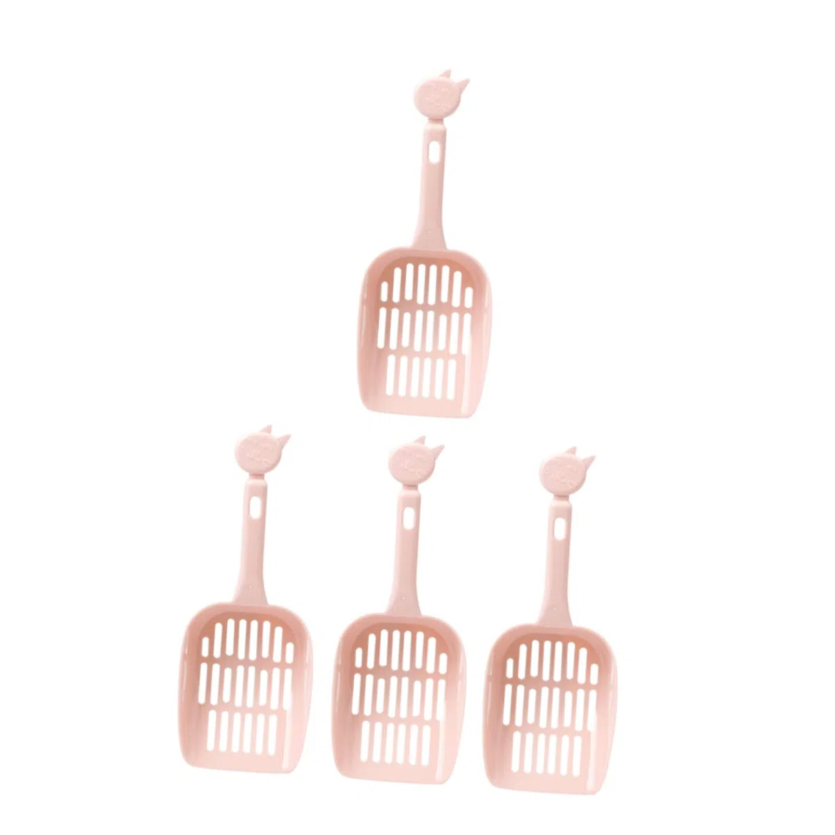 Material de la pala de arena para gatos con boca ancha para una fácil limpieza, diseño ligero y cómodo