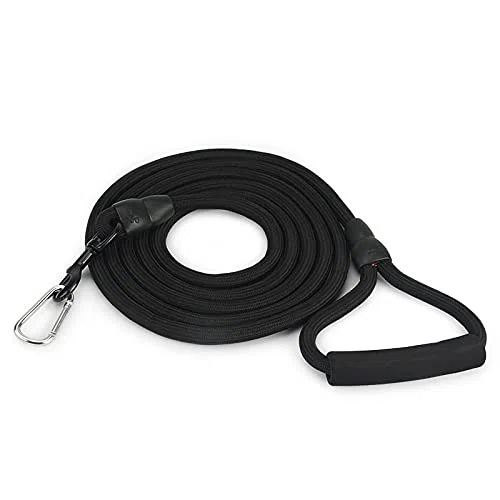 3M/5M/10M Correa de perro largo para mascotas correas para perros al aire libre Correa de entrenamiento para perros pequeños y grandes correas Super largas 1.3X1000cm negro