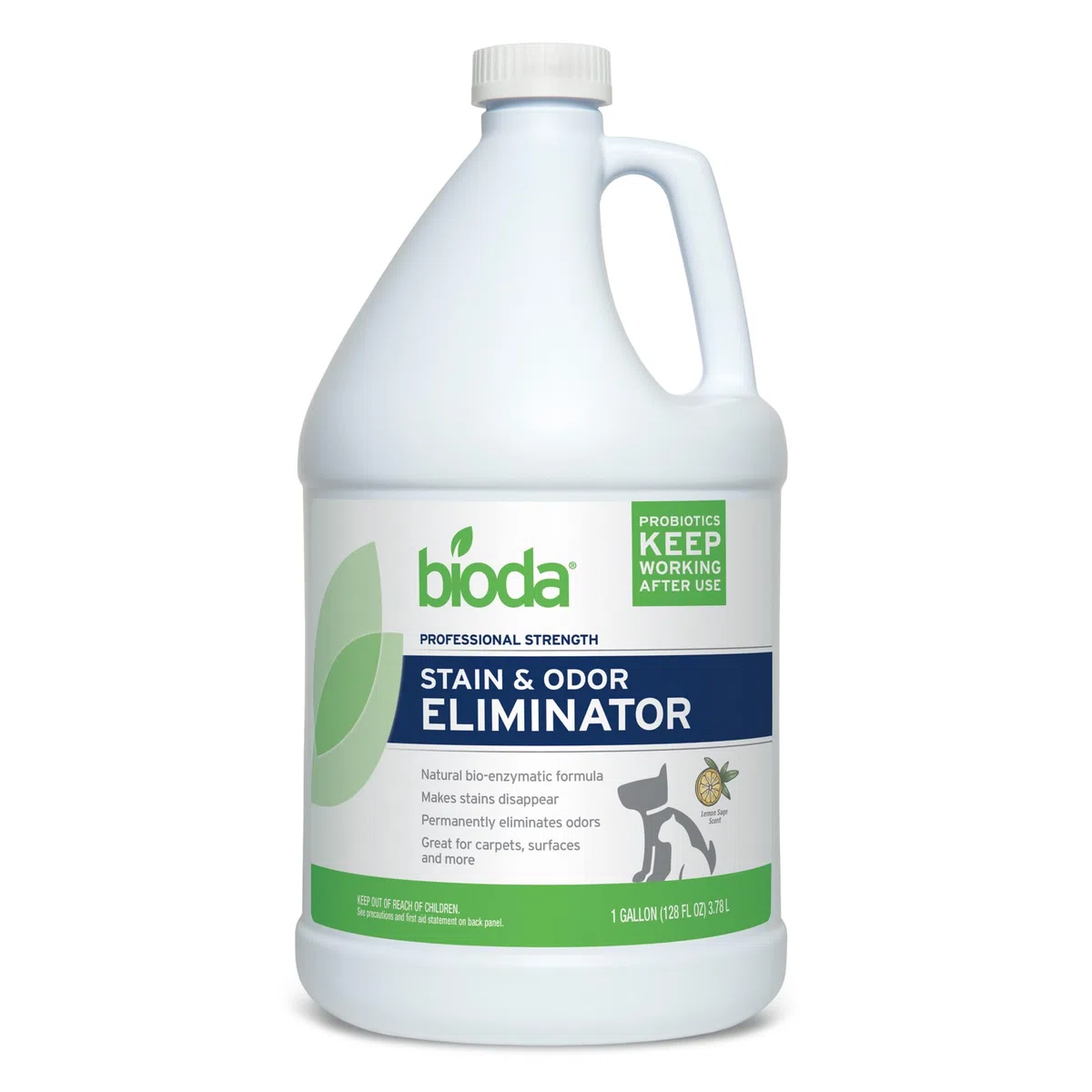 Bioda eliminador de manchas y olores para mascotas, fuerza profesional