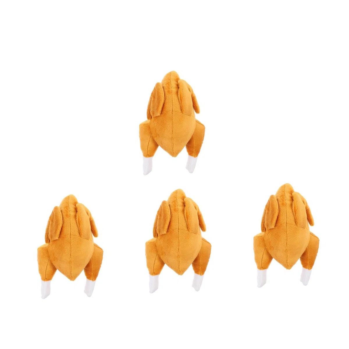 minkissy Juguete de pavo para mascotas de 4 piezas, resistente al desgaste, juguete interactivo para masticar, juguete interactivo para gatos, juguete de sonido para apretar, juguete para mascotas,
