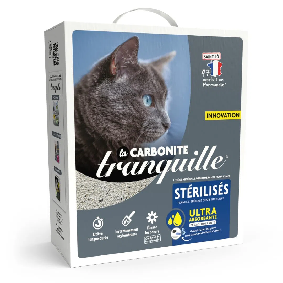 Tranquilo Gatos esterilizados – 6,1 litros – Juego de 3
