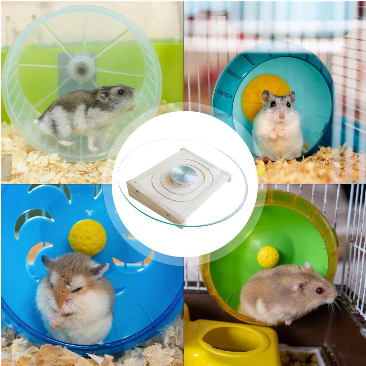 Rueda de ejercicio para mascotas pequeñas, hámster de rueda de ejercicio | Juguetes de casas y hábitats, accesorio de jaulas, spinner para chi