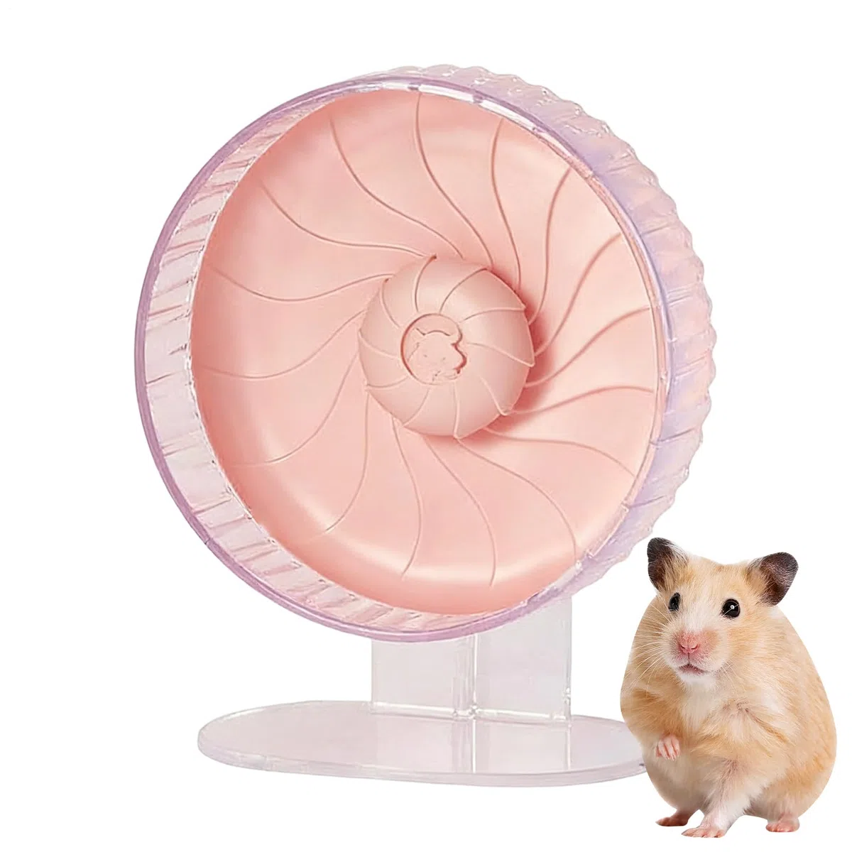 Rueda para Hámster Accesorio de Hábitat Silencioso y Giratorio con Altura | Rueda De Ejercicio Pequeña Para Ratón Ratones Ardilla Voladora Erizo Hurón Conejo Jerbo Enriquecimiento Mascot