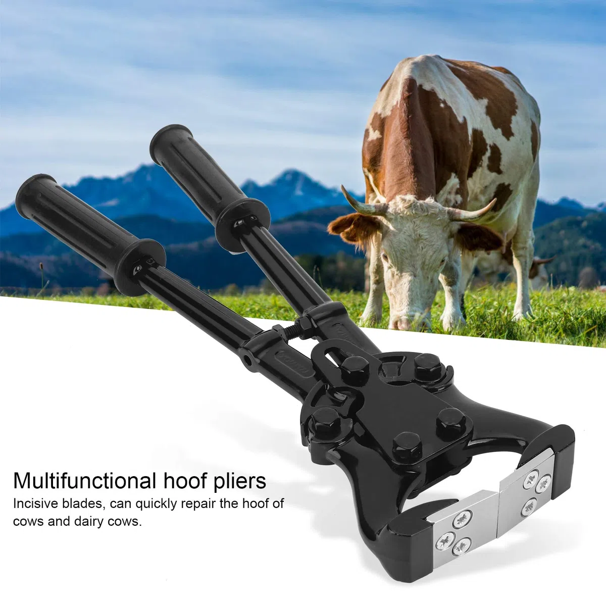 Pinza Cortadora de Pezuñas de Vaca Multifunción, Pinza, Pinzas, Herramientas Multifuncionales de Acero Inoxidable Alicates Cattleng, Equipo Veterinario Agrícola para Alicates Ng