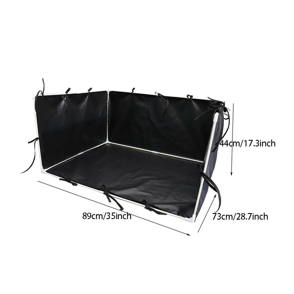 Pee Pad Sporter para Perros, portavasos para Perros | Bandeja de Entrenamiento de Cachorros con protección de Salpicaduras | Soporte de Almohadilla de de Cachorros Impermeable para Bulldog