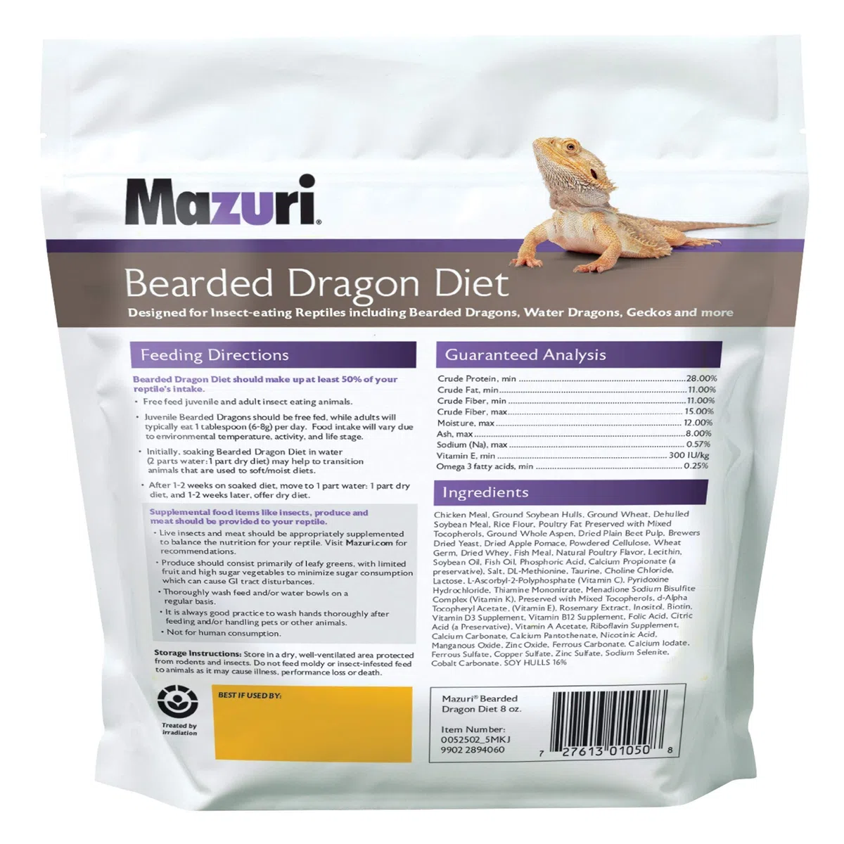 Mazuri Barbudo Dragon Diet