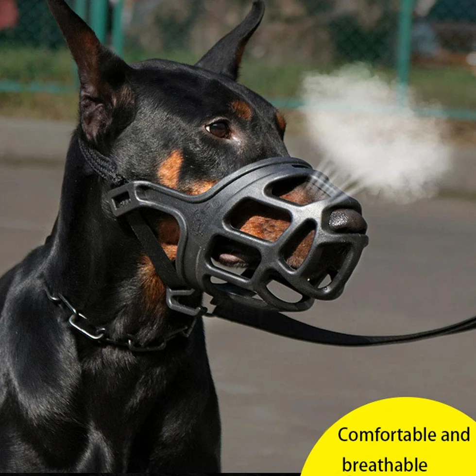 Bozales para perros, Ajustable for evitar que se caiga, ladre y muerda(XS)