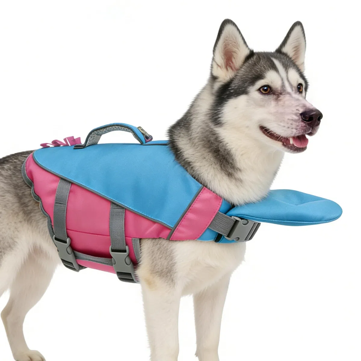 Chaleco salvavidas para perros Flotante Desmontable Ajustable Reflectante