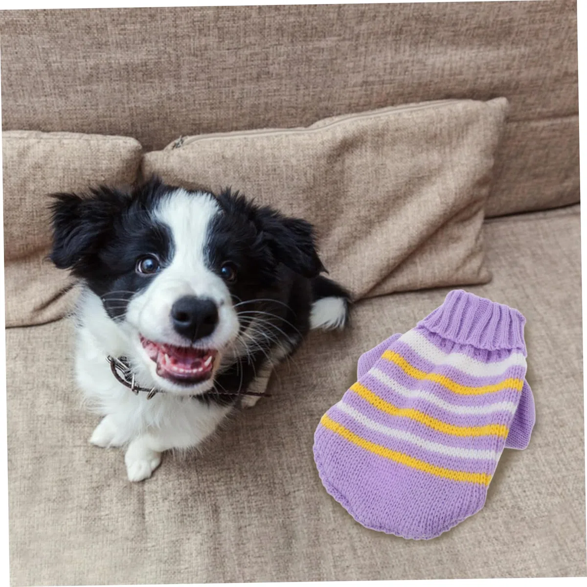 HMJGDHX Suéter para Gatos Ropa de Invierno de Punto para Gatos y Perros pequeños Ropa navideña Ropa Vestido para Cachorros pequeños