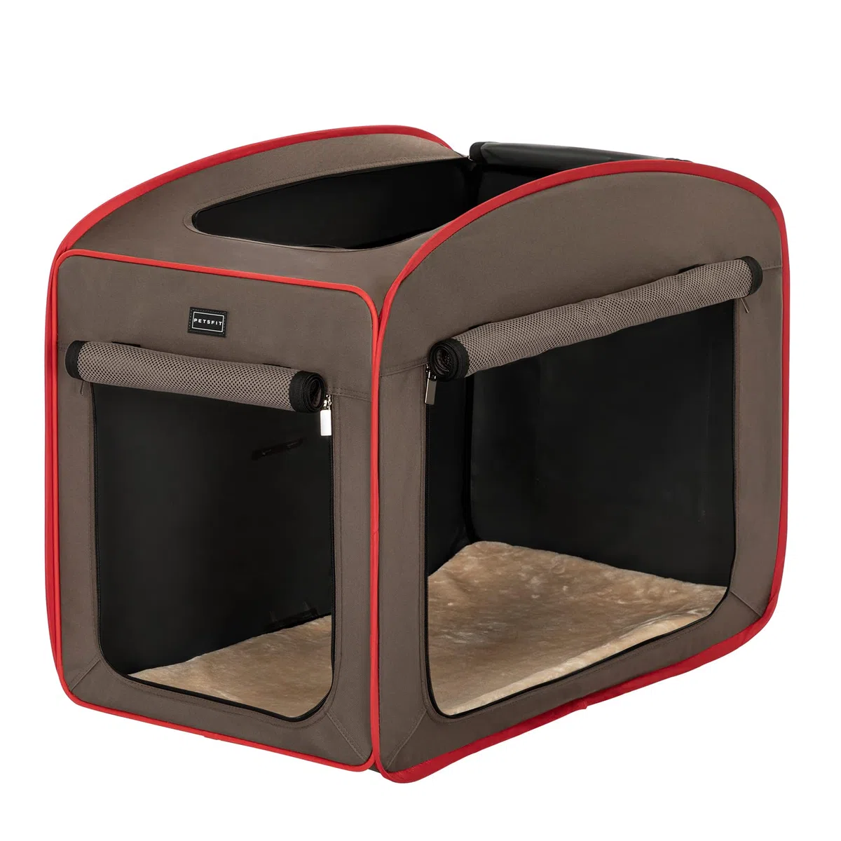 Petsfit Transportín de Perros portátil transportín para Perros Diseño Pop-up para Perros pequeños, medianos y Grandes con Alfombrilla de vellón