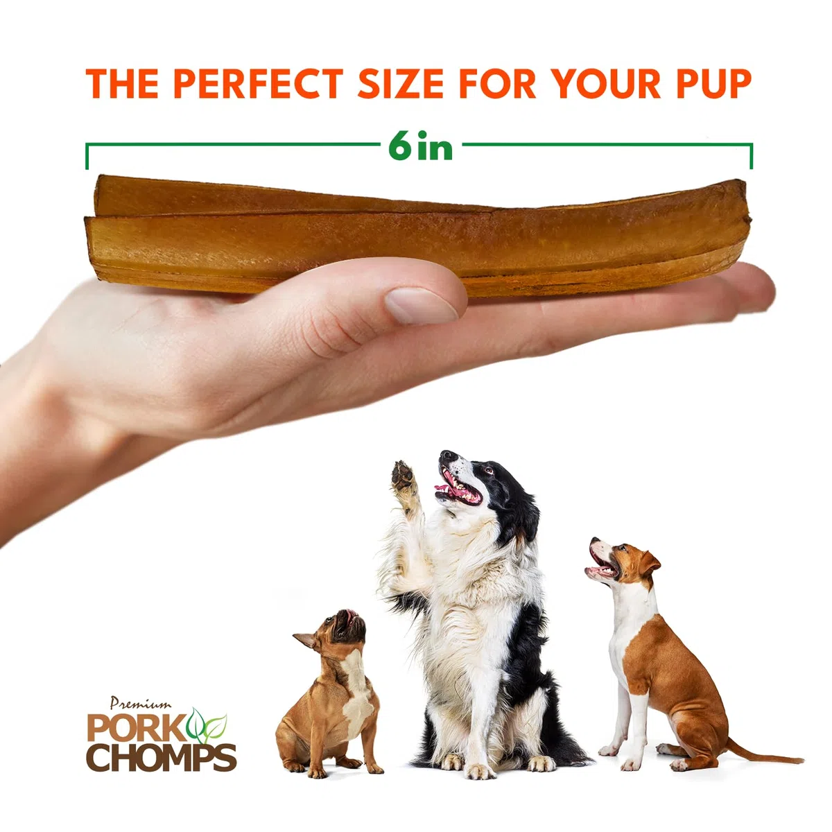 Premium Cerdo Chomps Tostado RIBZ Cerdo 10 CT