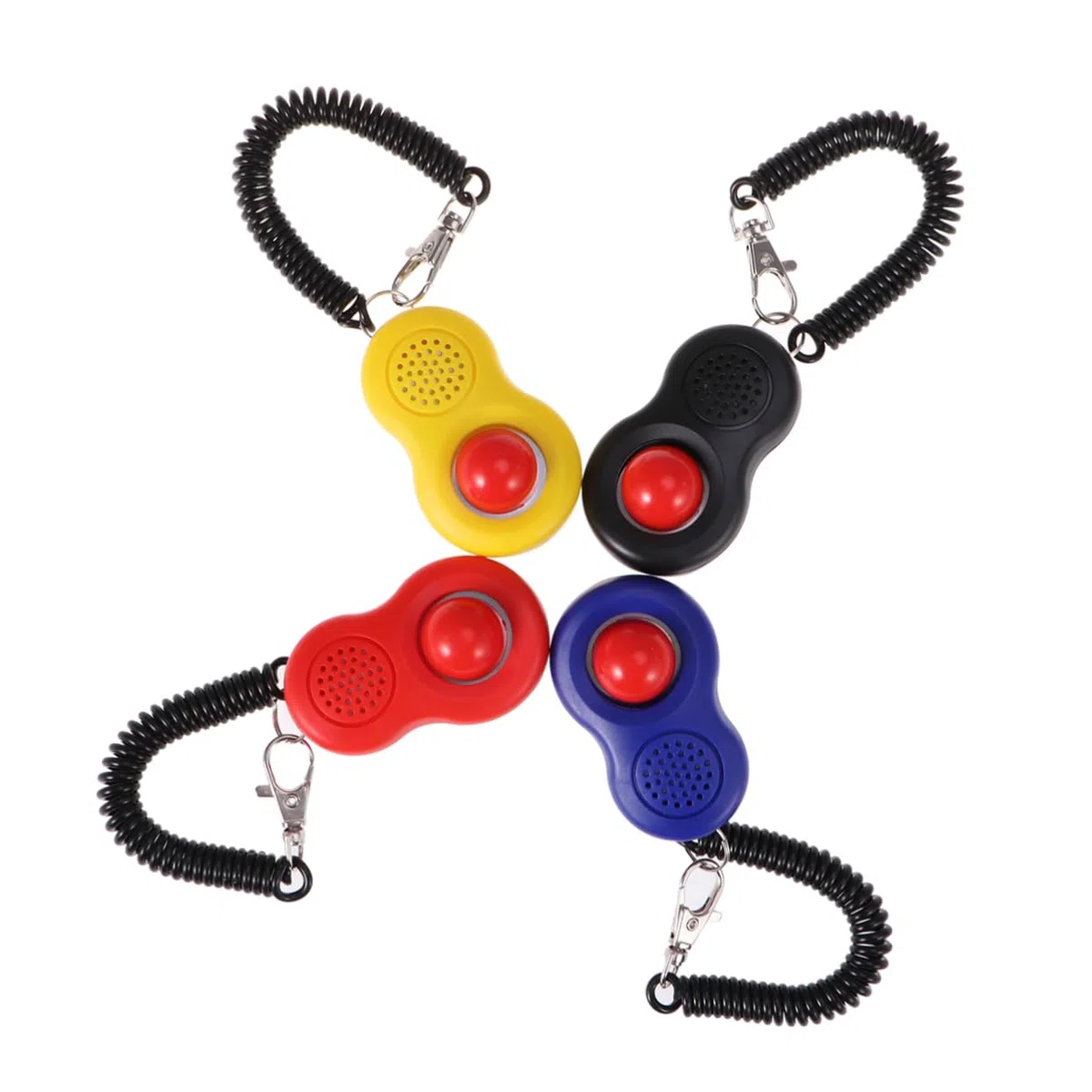 Toddmomy 12 Piezas Herramienta para Mascotas refeel muñequera Entrenamiento de Cachorros clicker Gato clickers para adiestramiento de Perros Clicker para adiestramiento de Perros con Correa