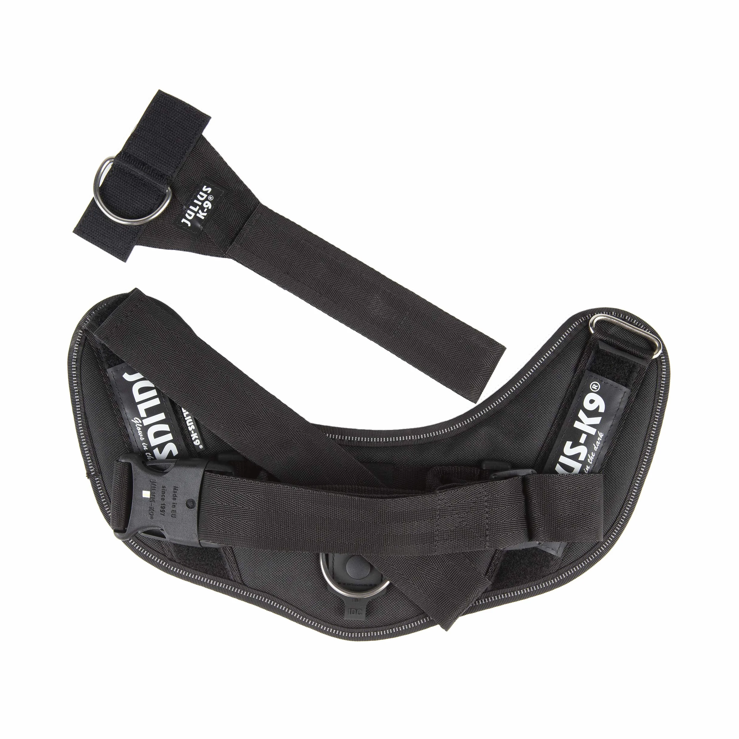 Julius-K9, Arnés de Perro IDC Powerharness con Control Frontal en Y, tamaño: 1, Negro