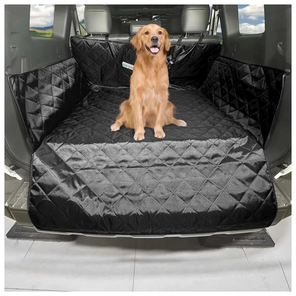 Forro de carga para perros compatible con Toyota Land Cruiser Prado 250 2024 2025, forro de carga para maletero de perro, impermeable, antisuciedad, tapete de asiento de perro, con protector