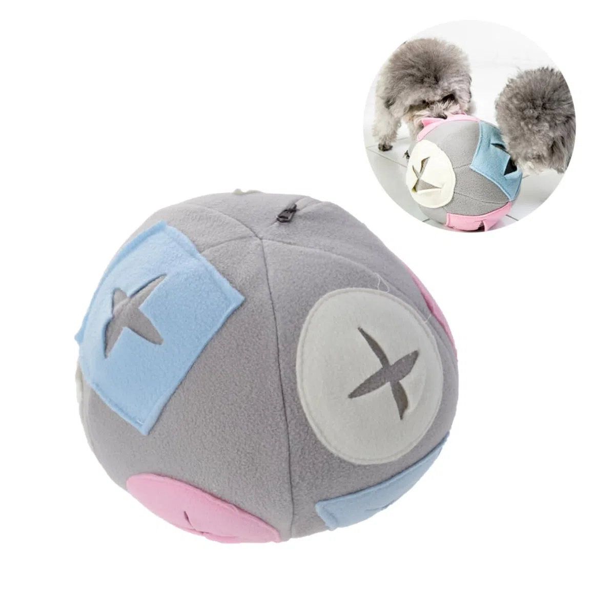 SUPVOX 2 Piezas Juguetes para Mascotas Dog Toys Dog Treats Juguetes para Perros Cachorros Bola de hocico para Perros Jugar a la Pelota versión Coreana Pelota de Juguete