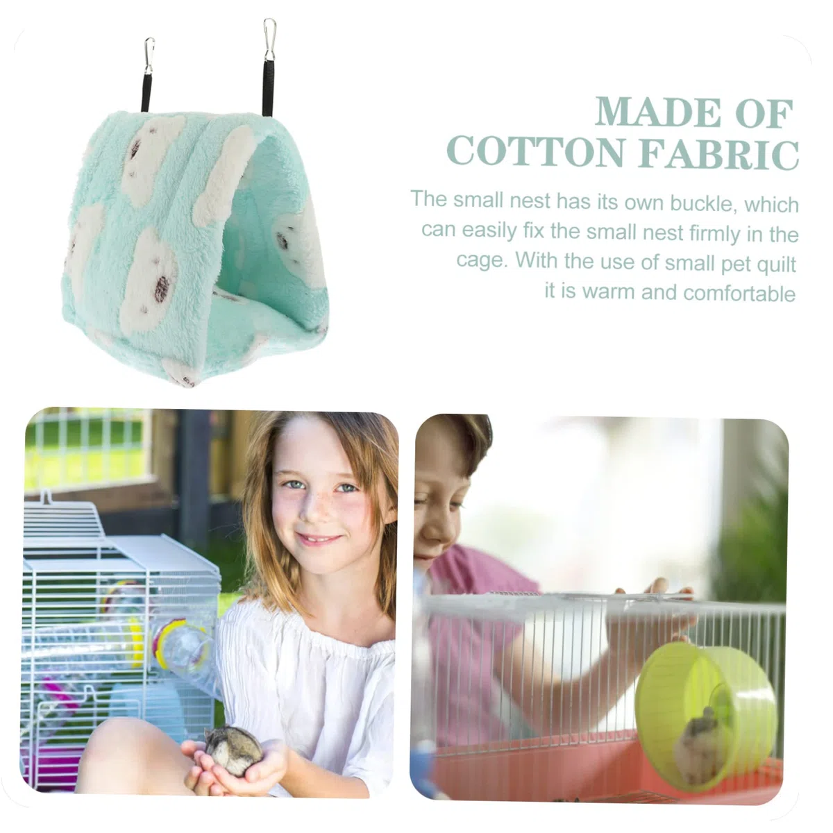 INOOMP 3 Piezas escondite de Chinchillas casa cómoda choza de jerbos Casa acogedora para hámster Casa acogedora para Erizo casa del Erizo escondite de hámster Conejo Conejillo de Indias
