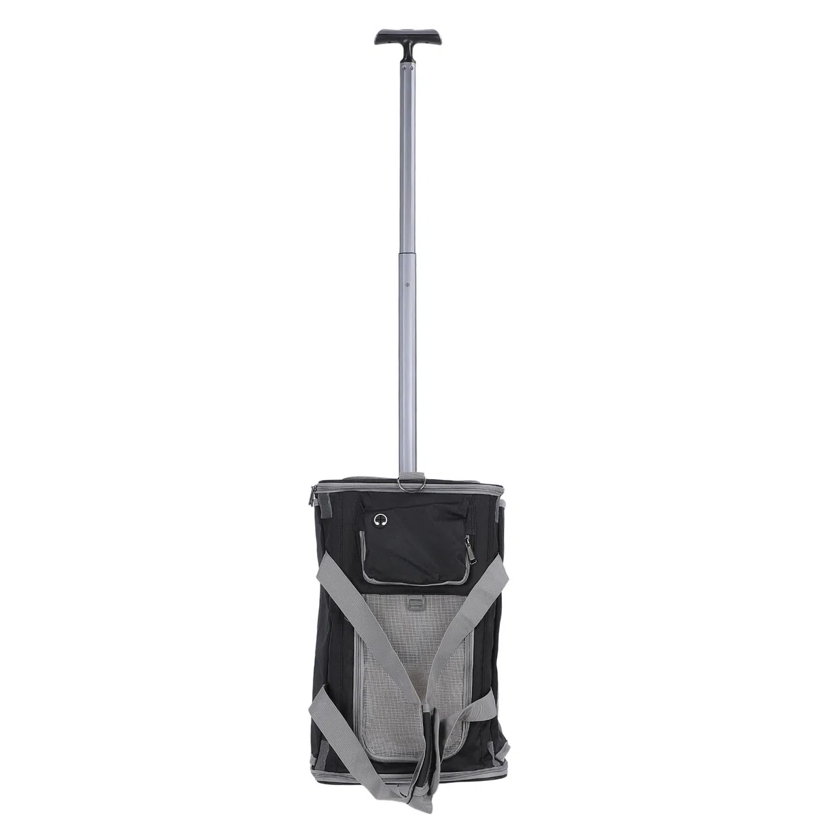Transportín para Mascotas con Ruedas, Aprobado por Aerolíneas y TSA, Bolsa de Viaje Suave Plegable para Gatos/Perros, Mochila con Ruedas para Mascotas, Adecuada para Perros
