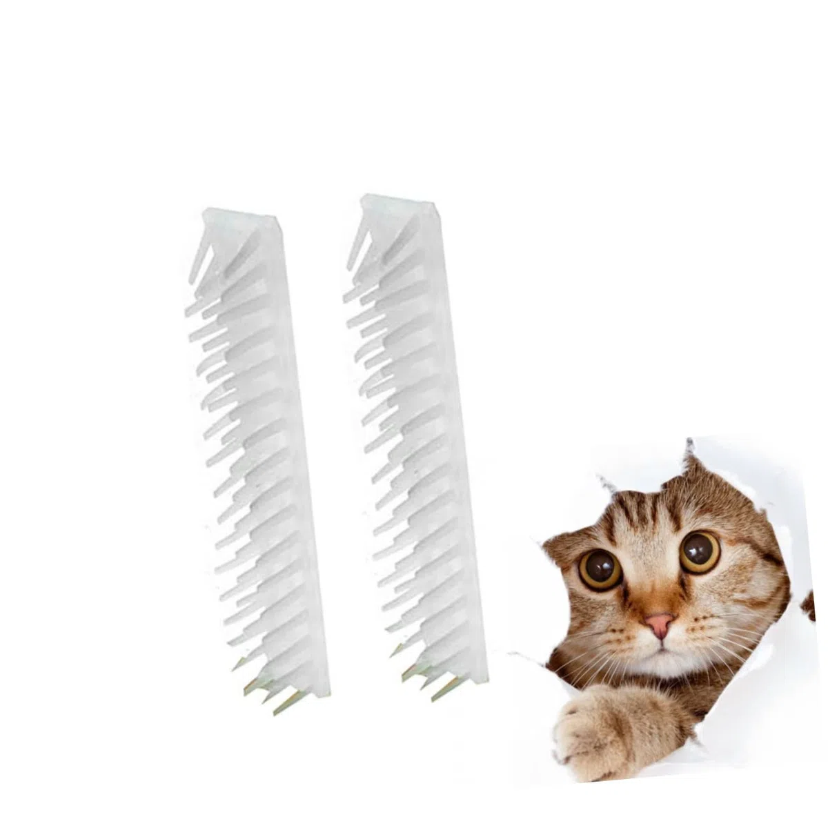 12piezas Cepillo Masajeador Para Gatos De Rascador Esquinero Herramienta De Cuidado y Masaje Cepillo Quitapelo y Rubbing Brush Para Gatos De Limpiar y