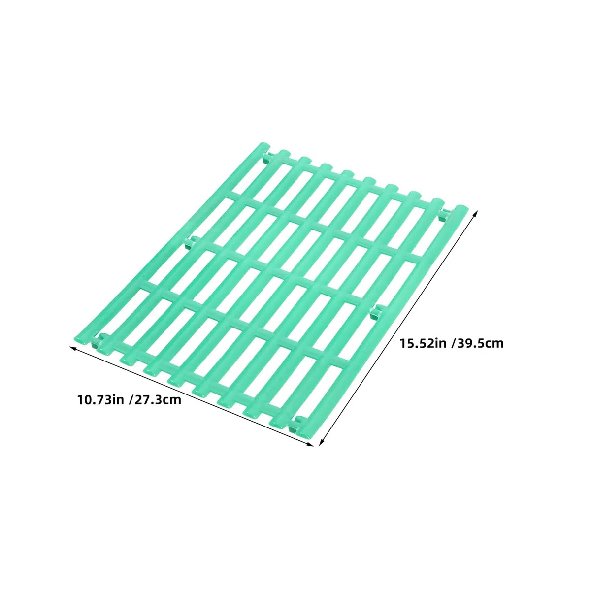 GLEAVI 4 Tapetes para Jaula de Conejos de Plástico Resistente Almohadillas para Patas de Animales Pequeños Drenaje Rápido Protección Antideslizante para Cobayas Hámsteres y