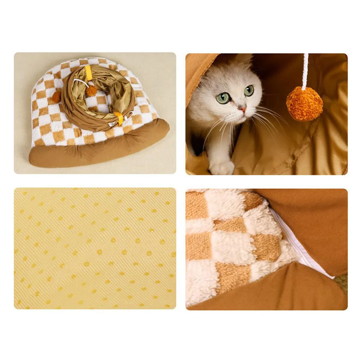 Túneles y Tubos de Gatos Desmontable Lavable