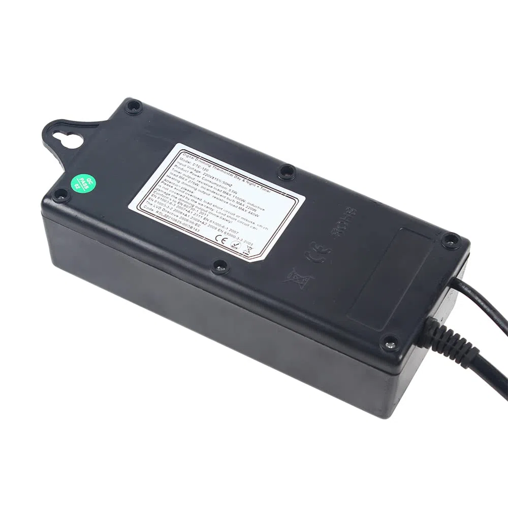 Termostato PID, 220 V, terrario, reptiles, calefacción día y noche, con LCD digital, termostato de atenuación para acuario, reptil, terrario
