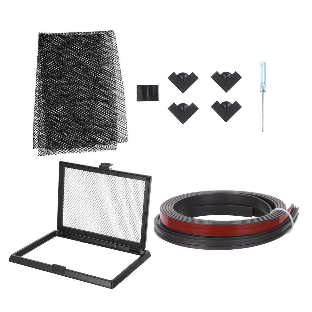 Kisangel Tapa Magnética Diseño Anti-Salto con Ventana de Alimentación para Acuario Material PVC y Goma y Fácil Limpieza para Acuarios y Acuáticas