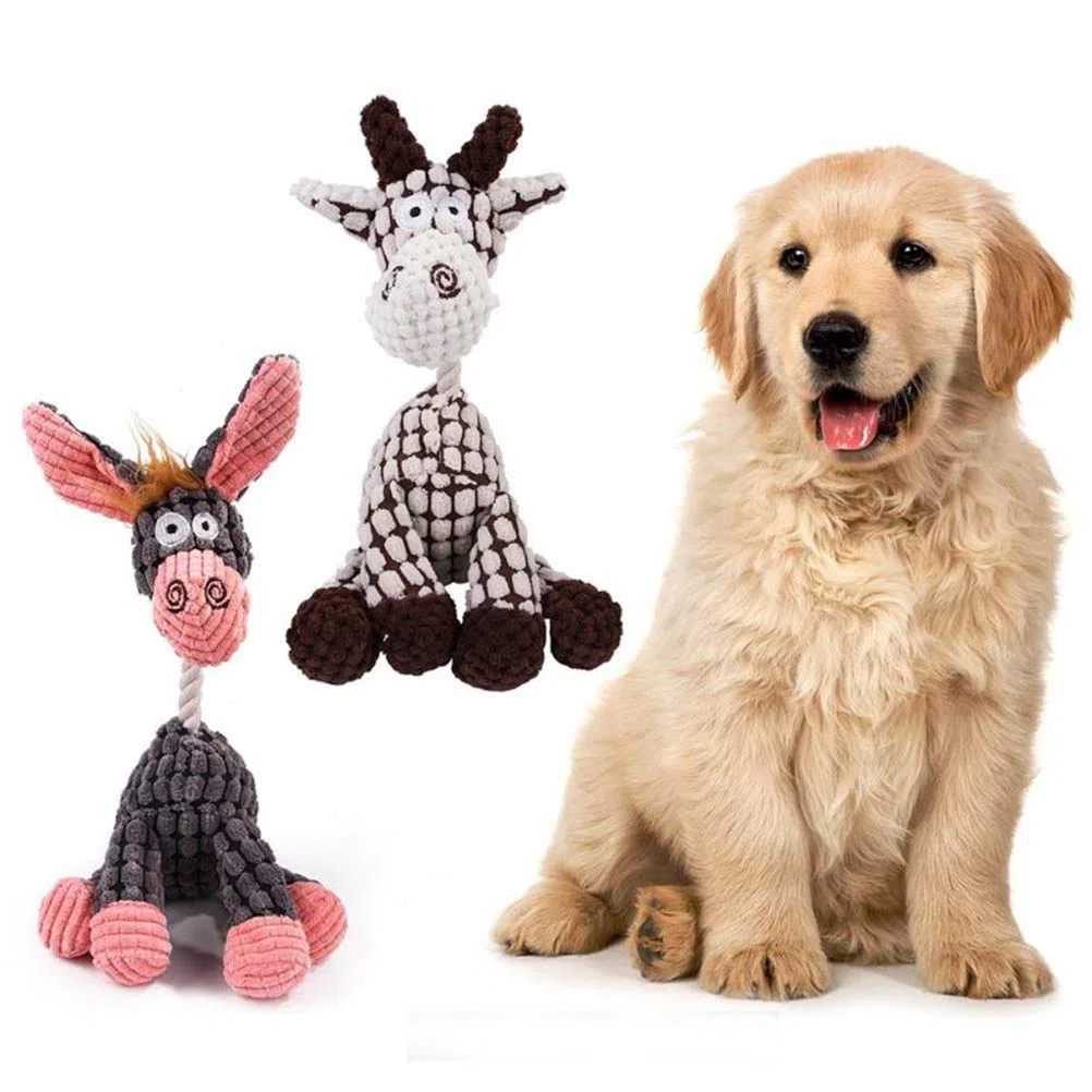 MU Diversión Mascota Perro Juguetes Perrito Masticar Chew Squeaker Chillido Chirojo Sonido Forma Animal Molar Juguetes Entrenamiento Mascota Juguete Perro,Gris