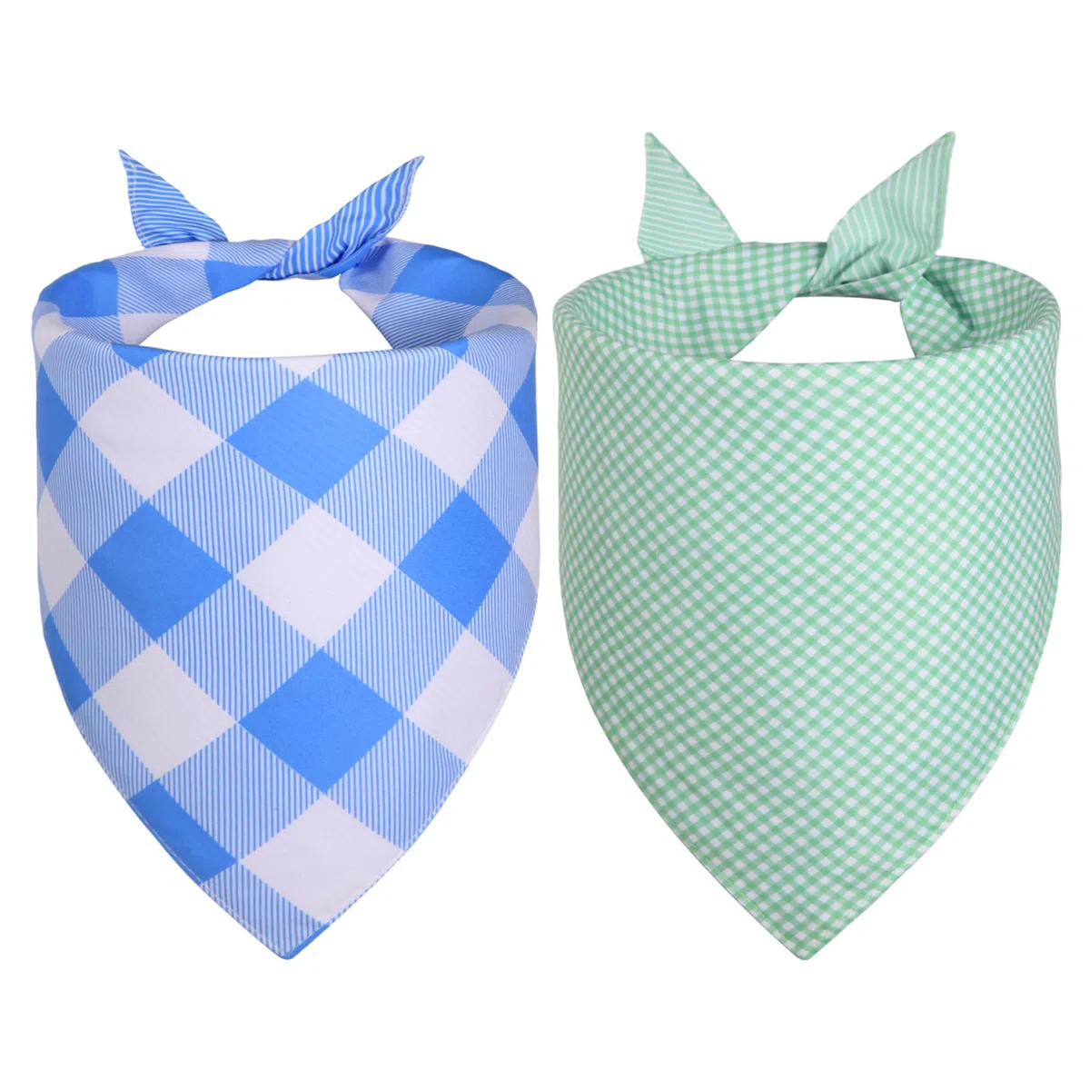 Pañuelos reversibles BL&GN para perros de primavera (2 unidades), accesorios duraderos para vacaciones de perros extragrandes