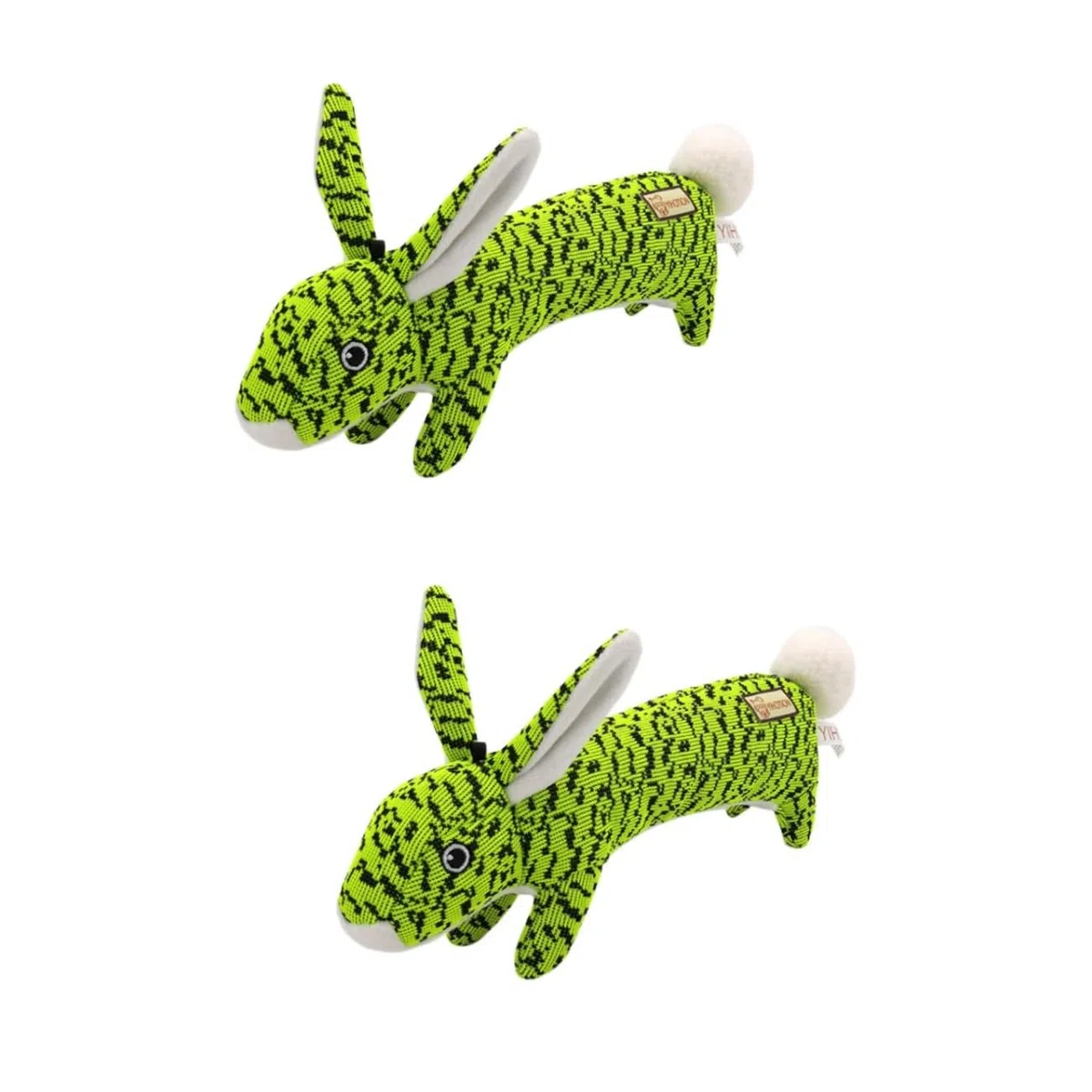 Mipcase 2 Uds Juguete De Peluche Perro Perro Juguete para Masticar Juguete para Mascotas Pet Squeaky Toy Fly Weave Green Sound Toy Pet Sound Toy Perro De Juguete Chirriante