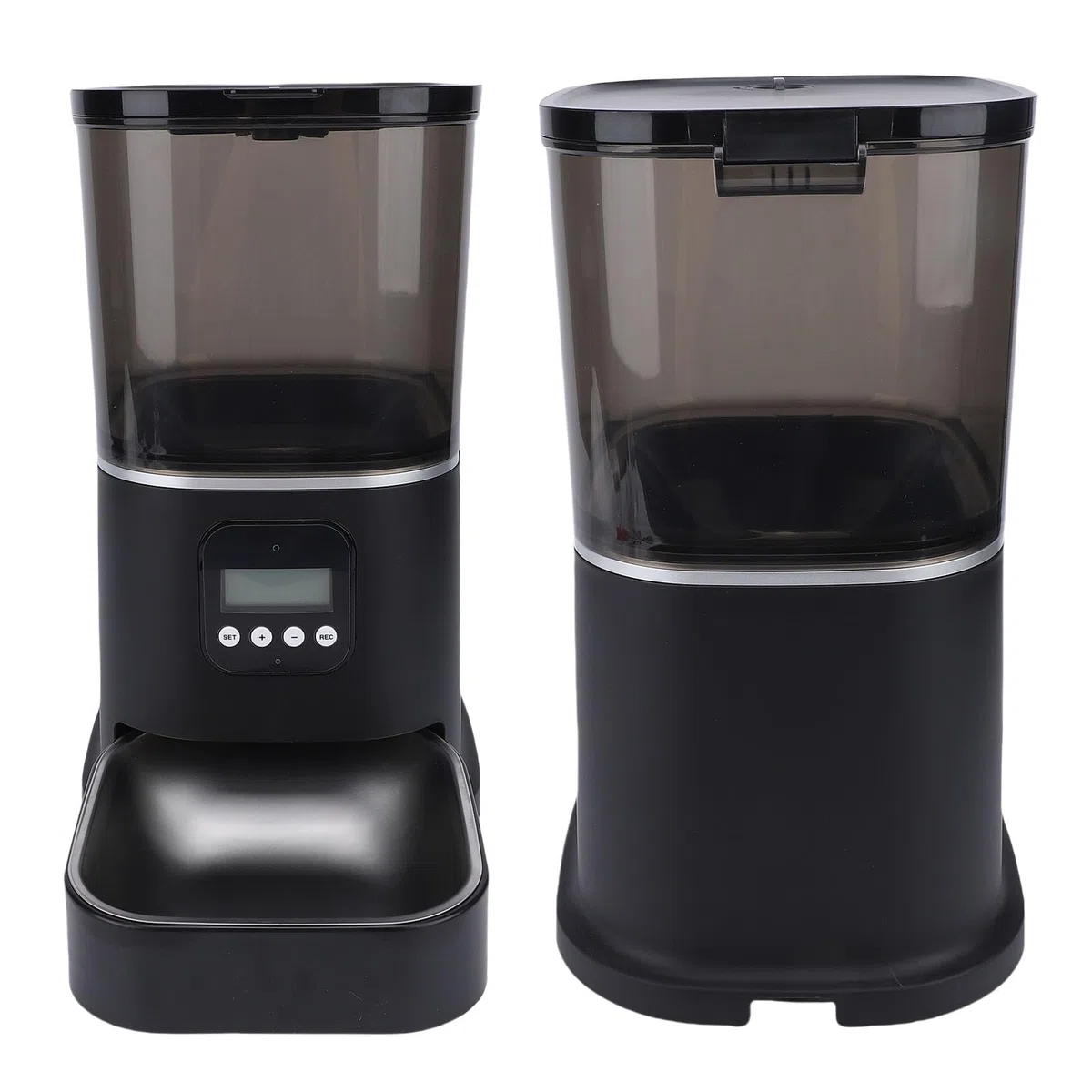 Haofy Alimentador Automático para Gatos Dispensador Inteligente de Alimentos para Mascotas de 6 litros con Control LCD Fuente de Alimentación Dual Alimentación Temporizada para