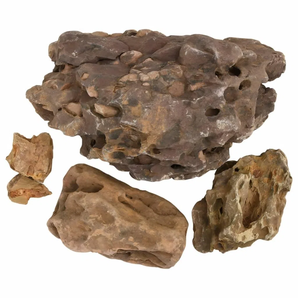 Genérico Piedras de dragón Gris 10 kg 10-40 cm, Decoración de acuarios Gris,3217168