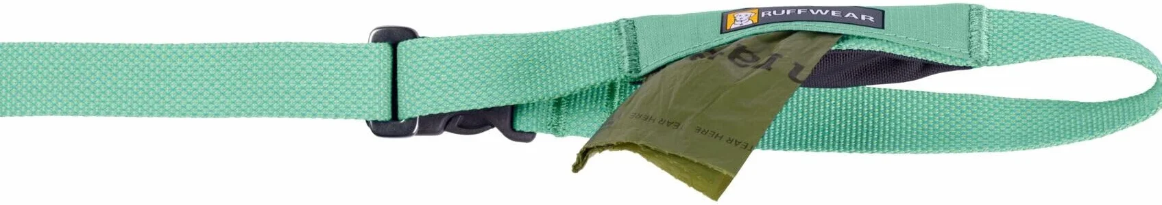 RUFFWEAR Correa para Perro Flagline, Correa Fuerte, Ligera y rápida, 2 en 1 de Mano o Cintura para Correr, Ajustable, Bolsillo de Almacenamiento y Clip de Bloqueo Seguro, Verde Salvia, Talla Única