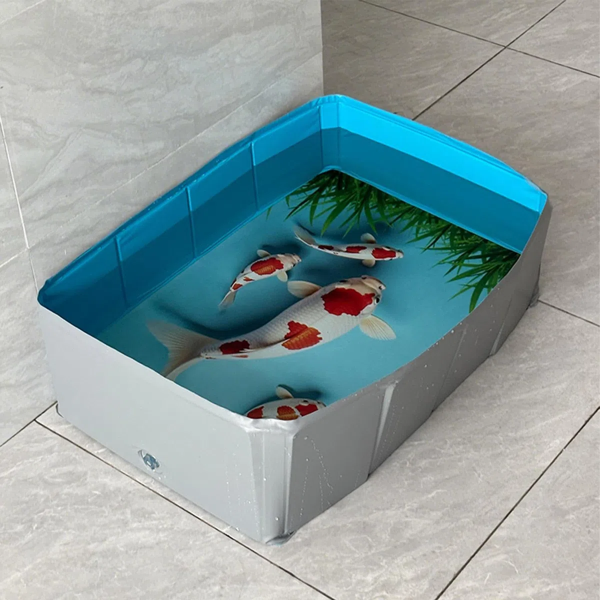 Piscina de mascotas plegable - bañera para perros, vadeando de PVC | Material antideslizante portátil con estructura fuerte y diseño plegable de fácil almacenamiento, bañera divertida