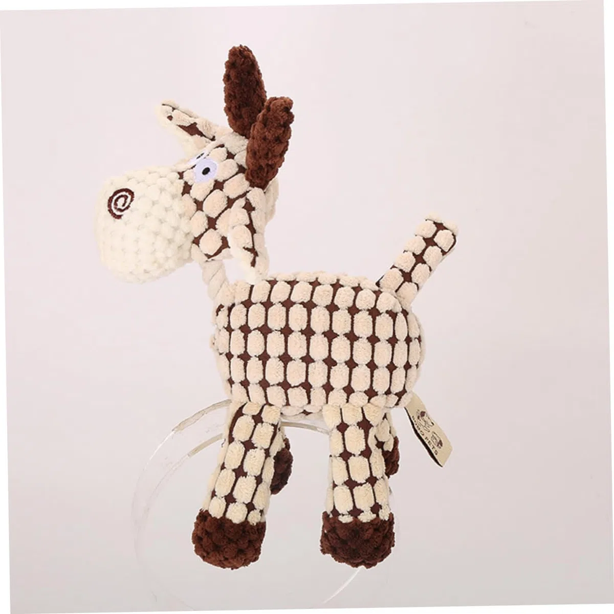 Angoily 3 Juguetes De Peluche De Burro para Mascotas Juguete Masticable para Perros De Burro para Perros De Peluche para Mascotas