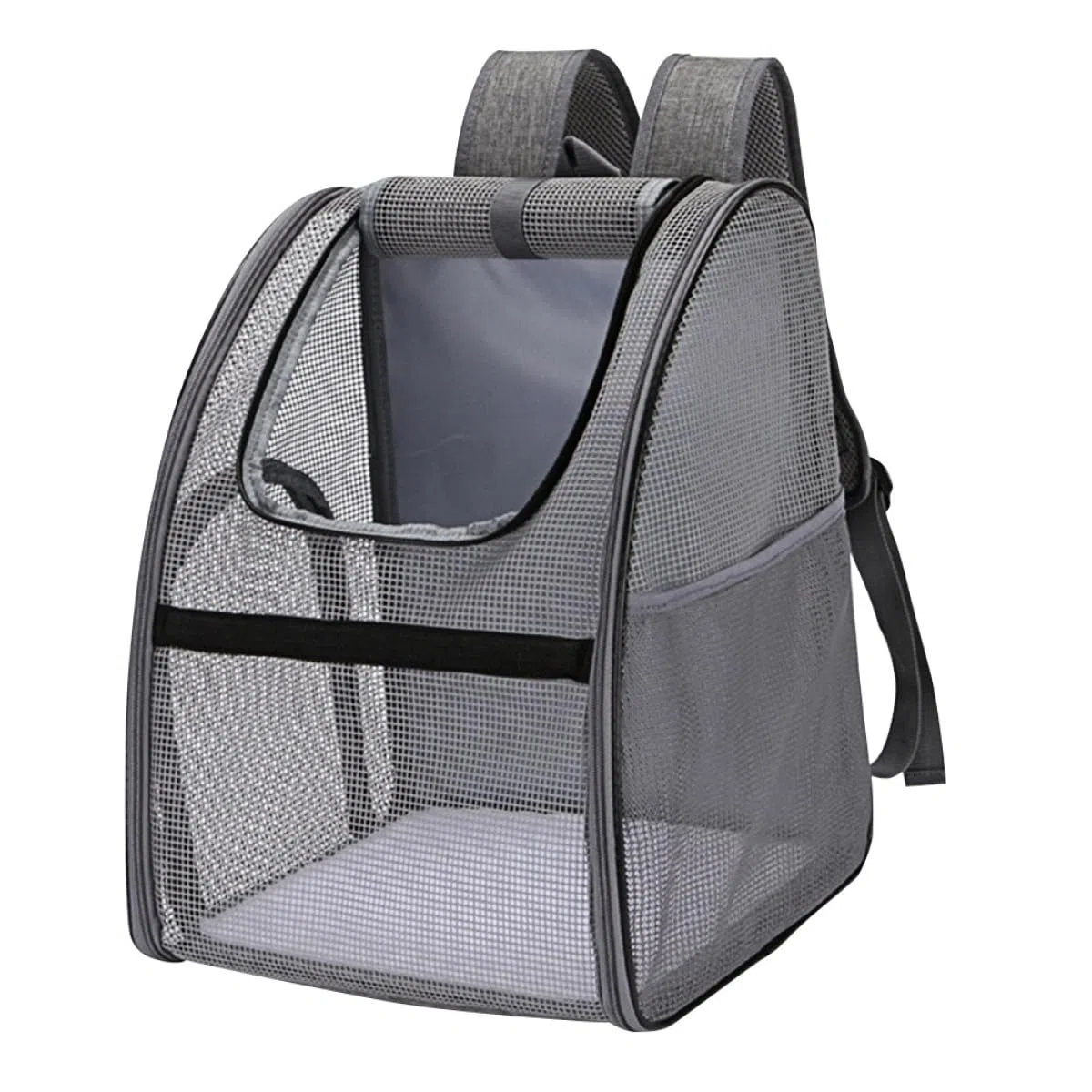 PRETYZOOM Mochila de Malla Transpirable para Mascotas, Bolsa Portátil para Gatos y Perros, Ligera, al Hombro, para Excursiones