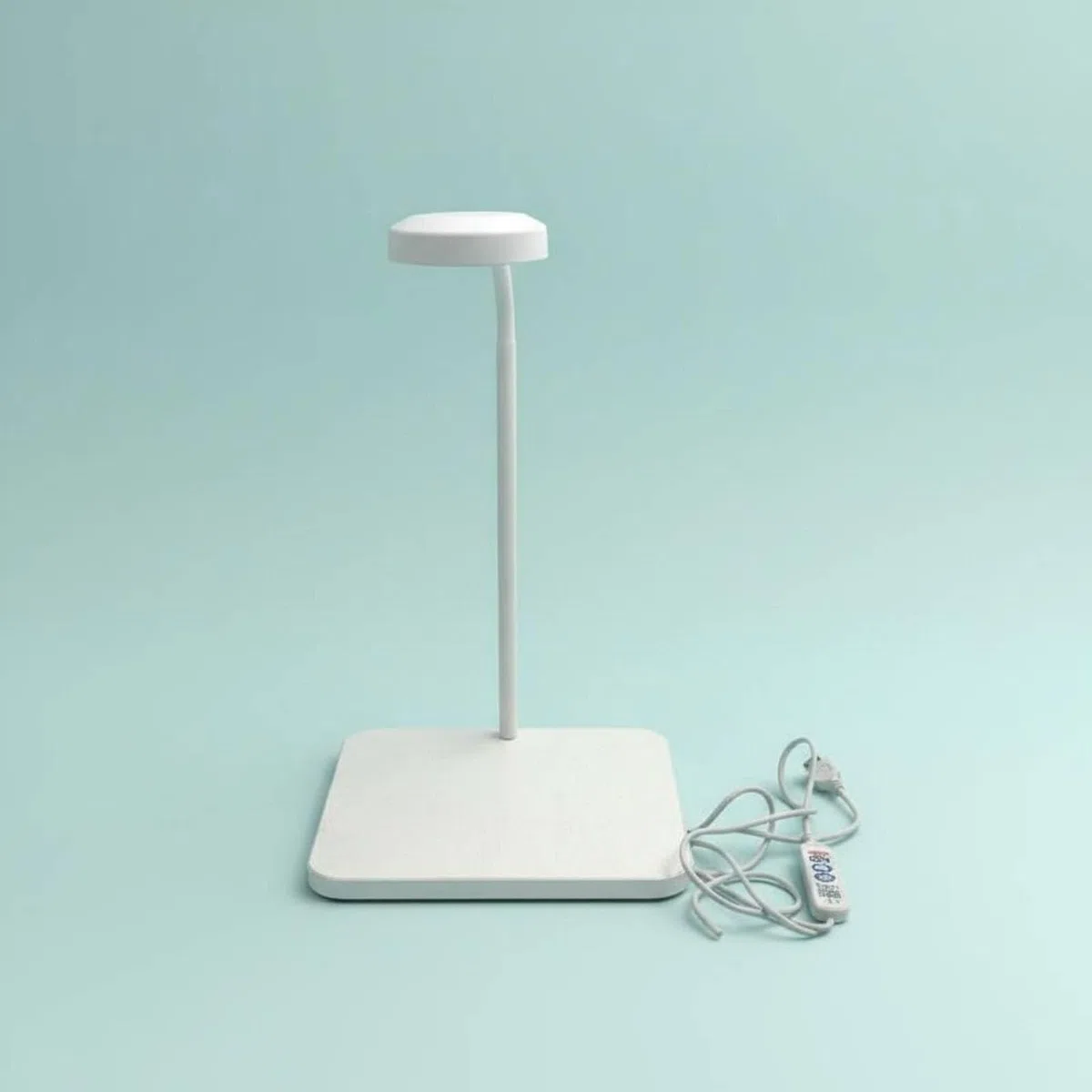 Perfeclan Lámpara de Acuario LED Luz de Tanque Pequeño Lámpara para Plantas Acuáticas Iluminación de Pecera con Cuello Regulable Control de y Encendido Base de, Nogal, Grande