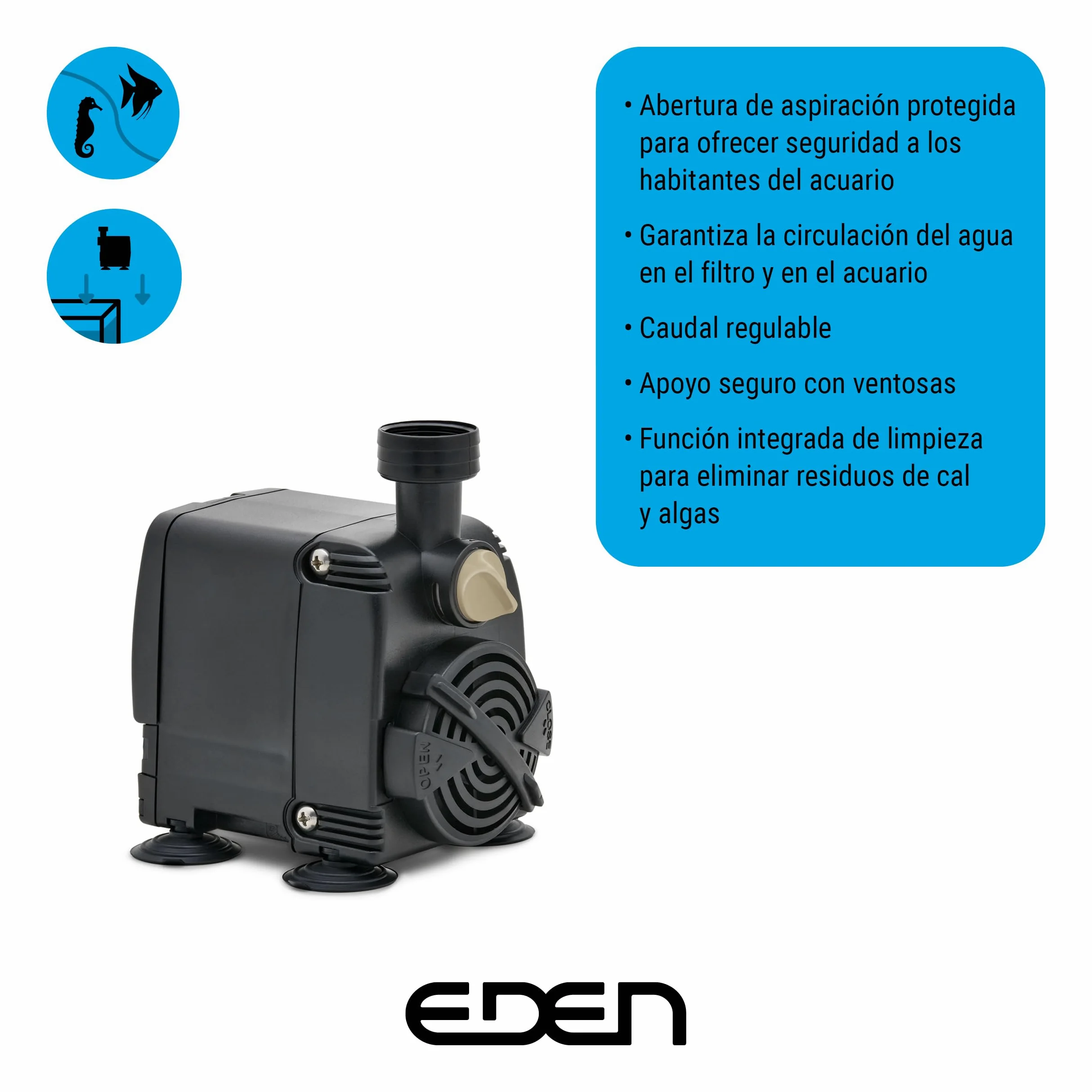 EDEN Pas 2000 Bomba para acuarios