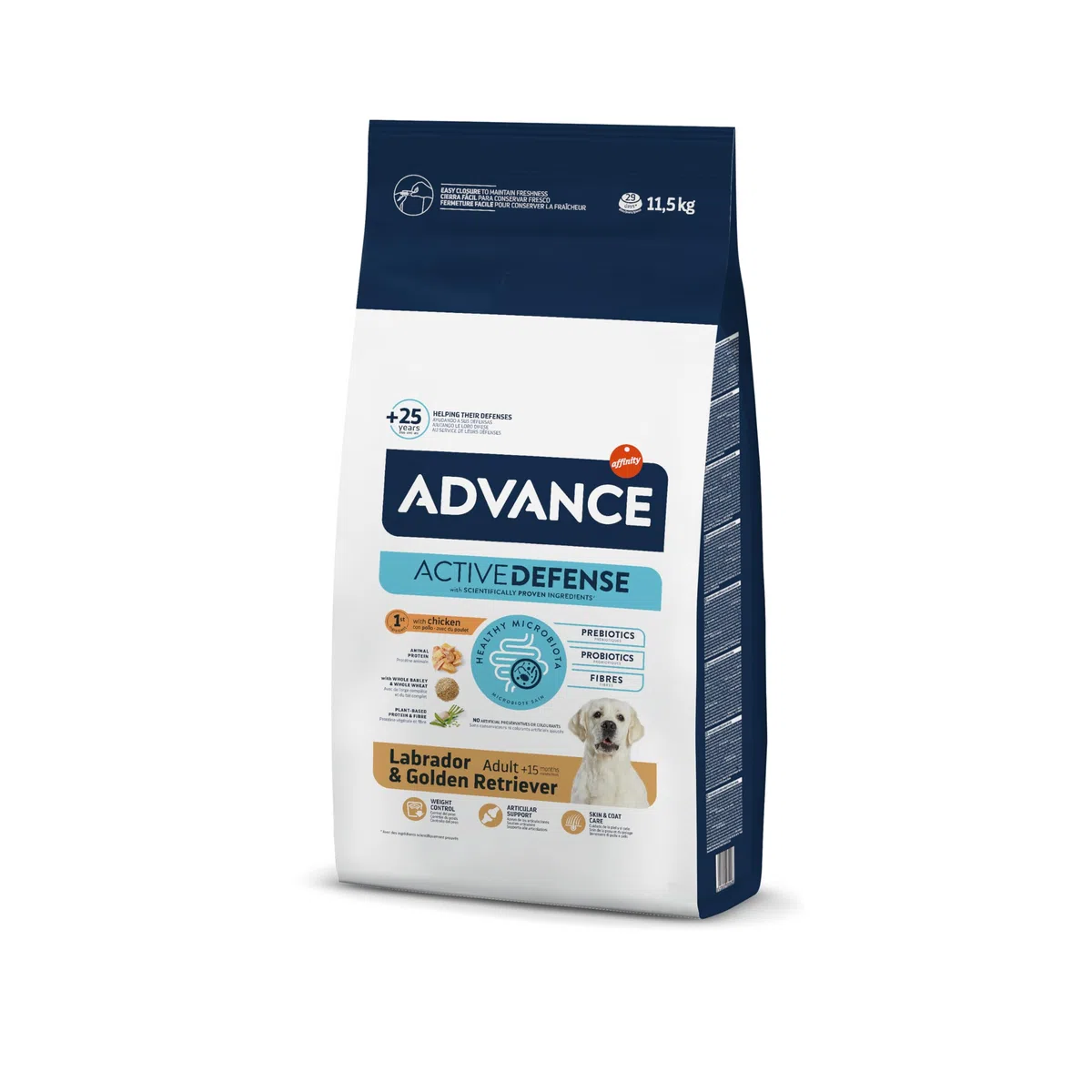 Advance Labrador, Pienso para Perros Adultos con Pollo, 11,5kg