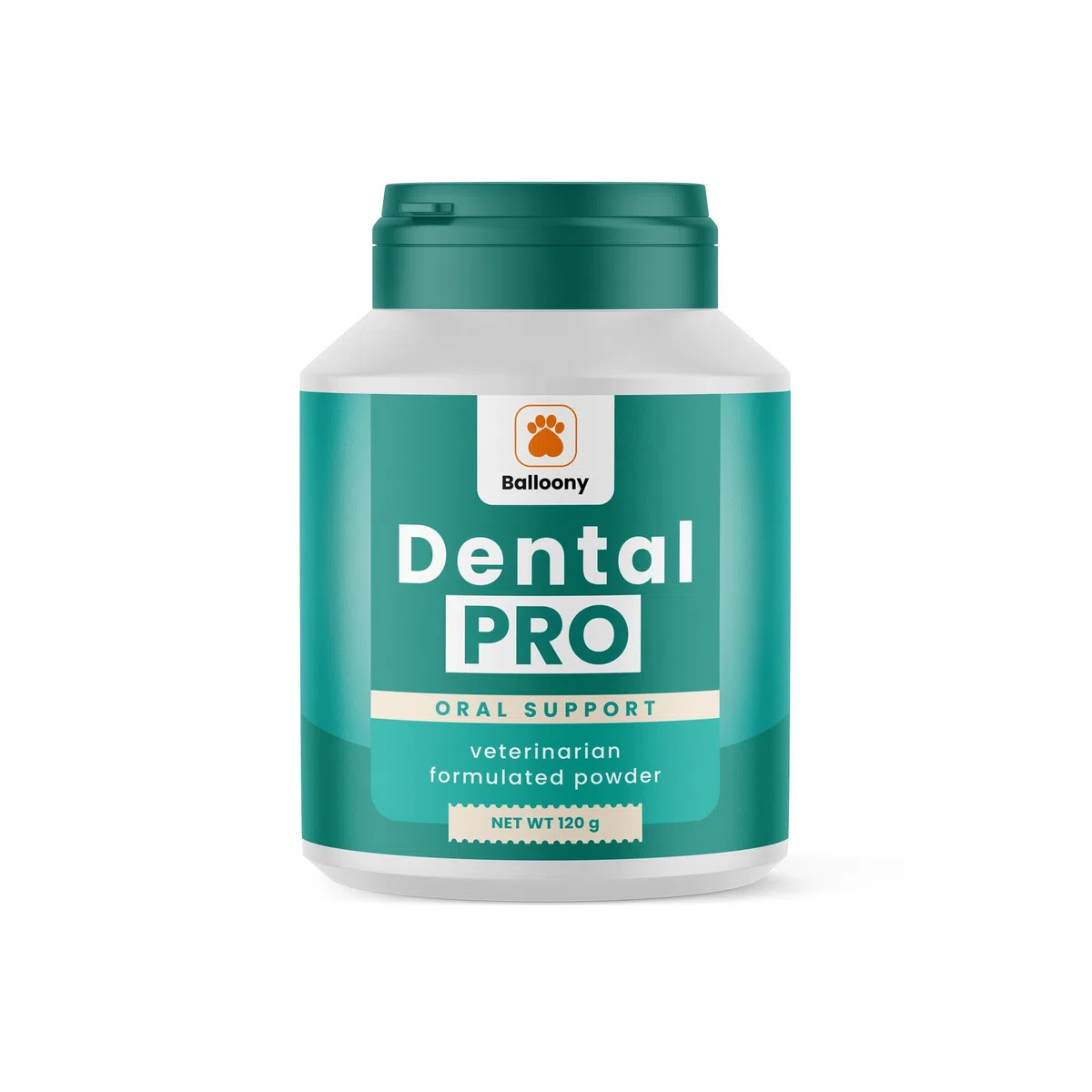 Dental PRO - Polvo dental para perros – Limpieza dental natural contra la placa y el mal aliento – Fácil aplicación diaria (120 g)