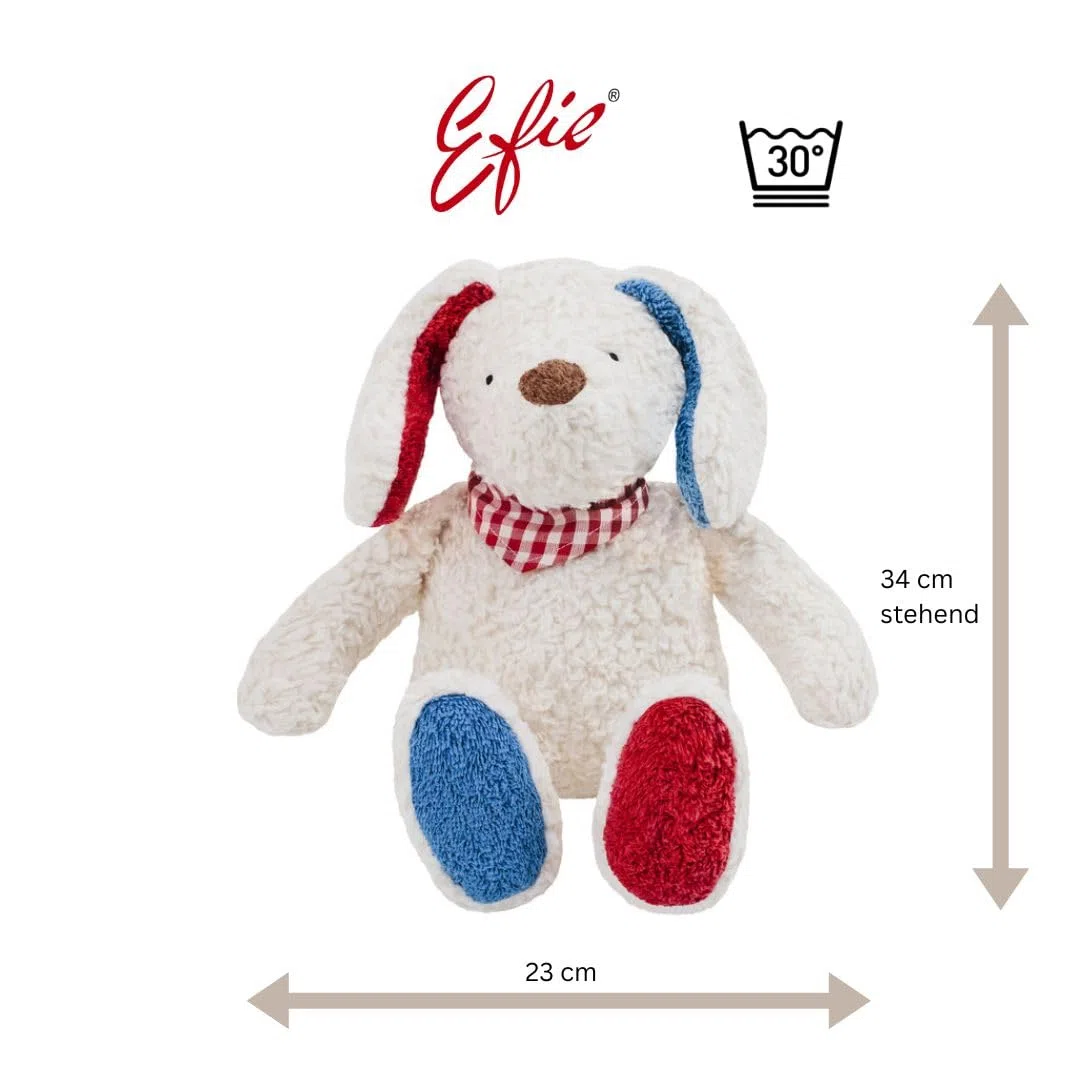 efie parte & Peluche perro, cultivo ecológico controlado (Organic), fabricado en Alemania