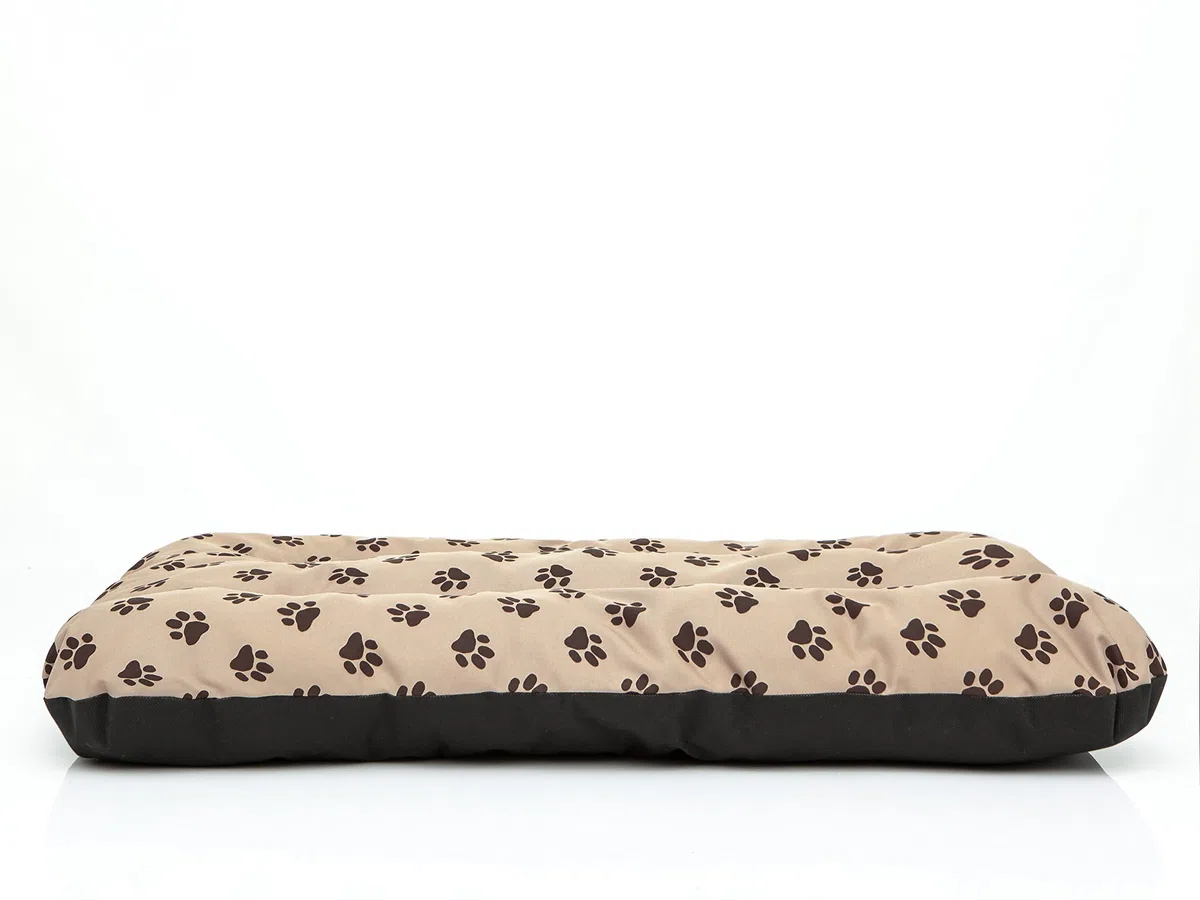 PillowPrim Colchón para perros, sofá para perros, cojín para perros, colchón para perros, cama para mascotas, cama suave, cojín R2-100 x 70 cm, patas beige