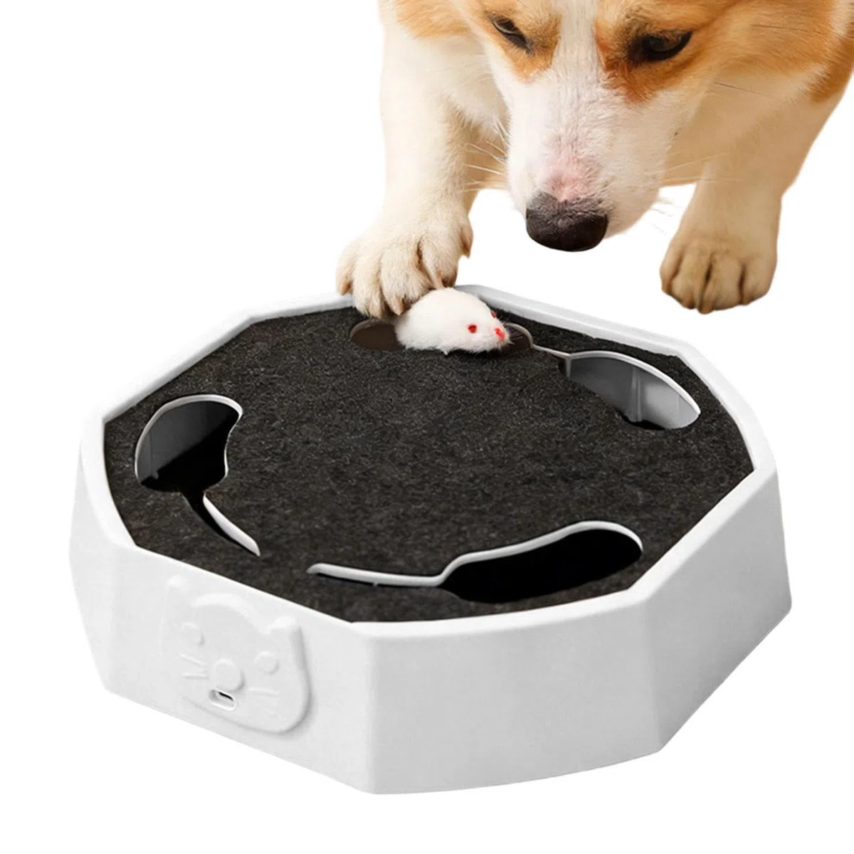 Juguetes interactivos para gatos, juego interactivo en forma de ratón, juguete de ejercicio recargable para gatos, hogar, sala de estar, cocina, apartamento, cocina, apartamento, parque